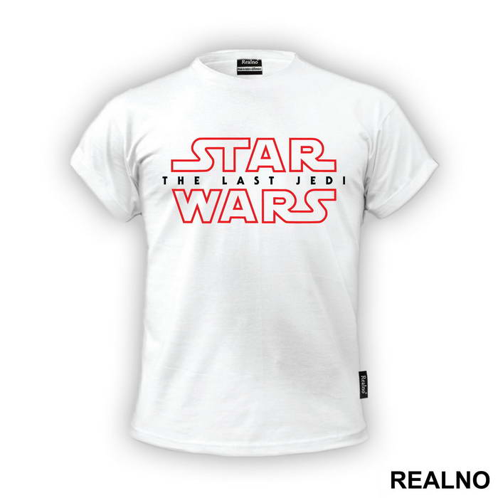 The Last Jedi - Red Logo - Star Wars - Majica