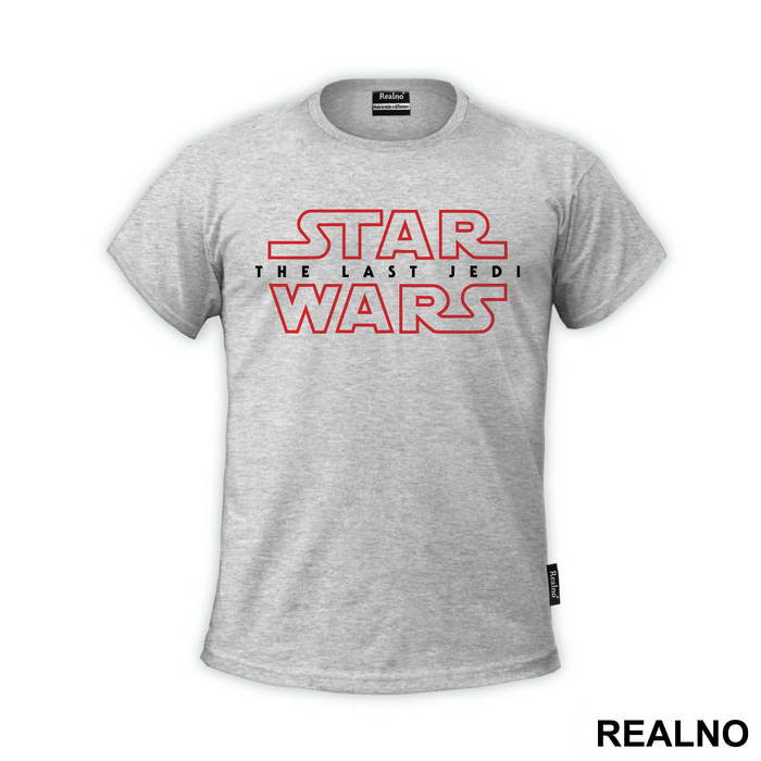 The Last Jedi - Red Logo - Star Wars - Majica