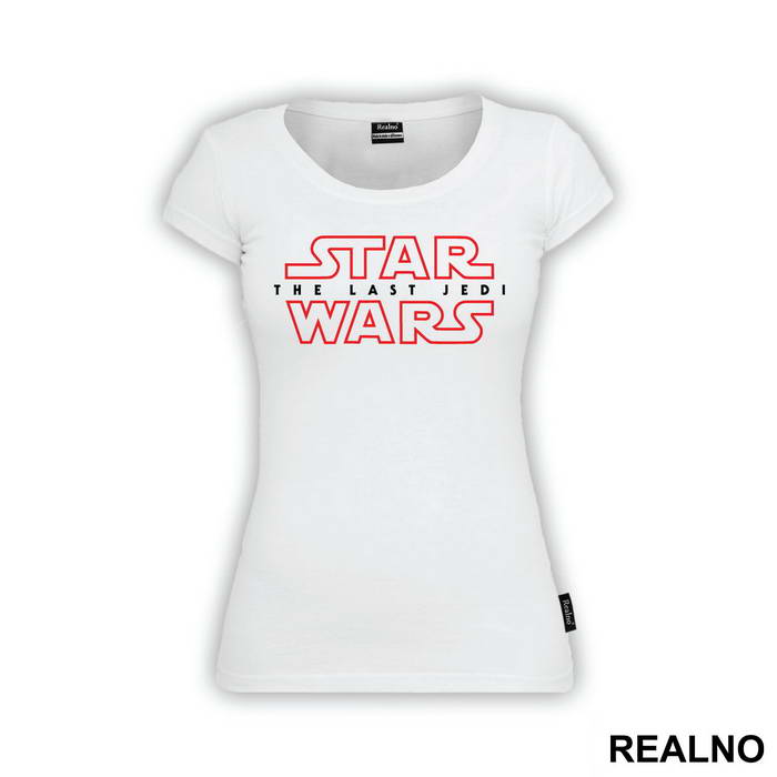 The Last Jedi - Red Logo - Star Wars - Majica