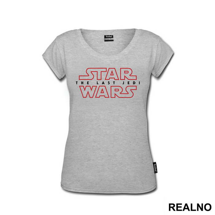 The Last Jedi - Red Logo - Star Wars - Majica