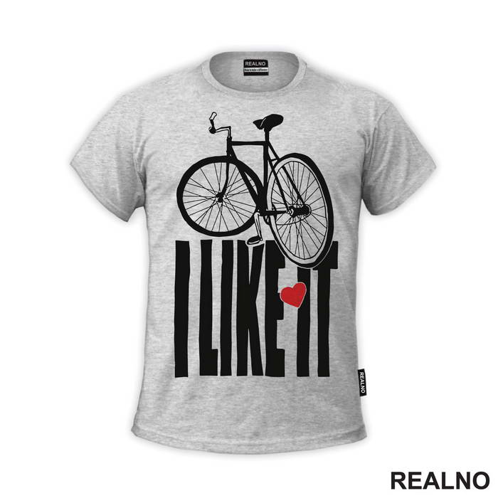 I Like It - Heart - Bickilovi - Bike - Majica