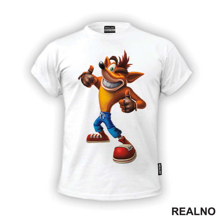 Crash Bandicoot - Standing - Majica