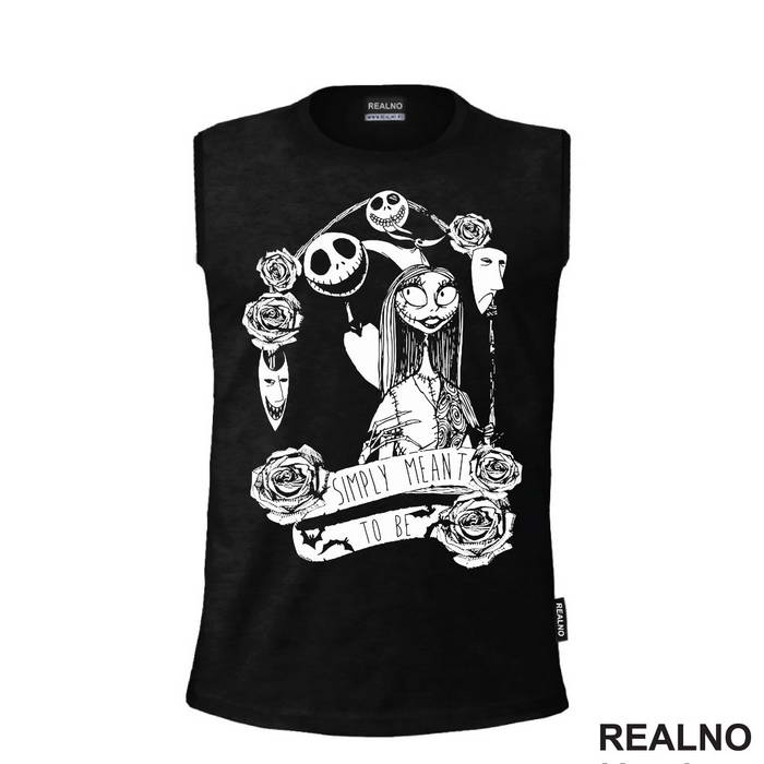 Jack Skellington - Simply Meant To Be - Nightmare Before Christmas - Majica