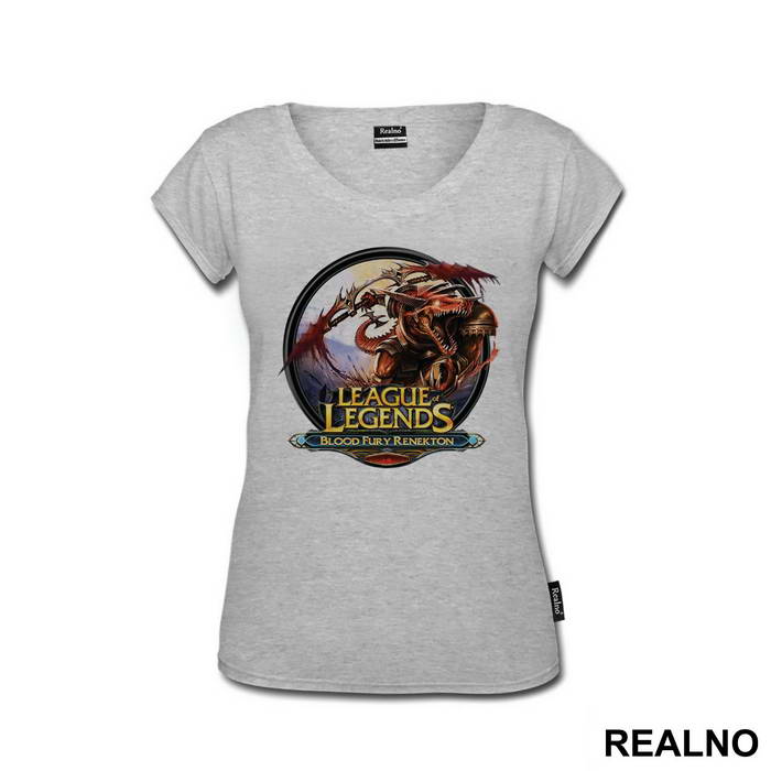 Bloodfury Renekton - League Of Legends - Majica