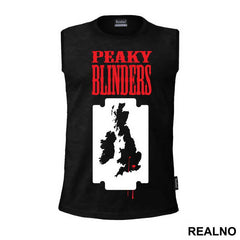 Razor And Logo - Peaky Blinders - Majica