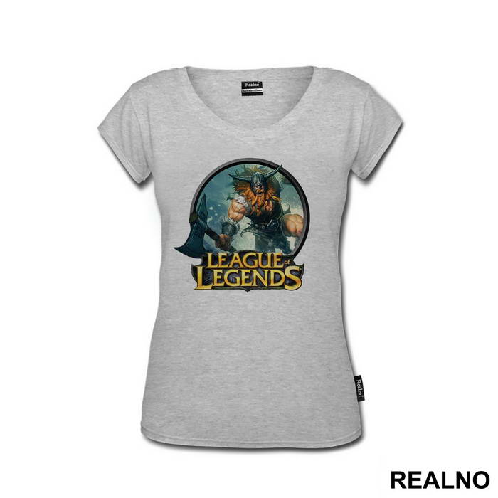 Olaf - The Berserker - Classic Skin Circle - League Of Legends - Majica