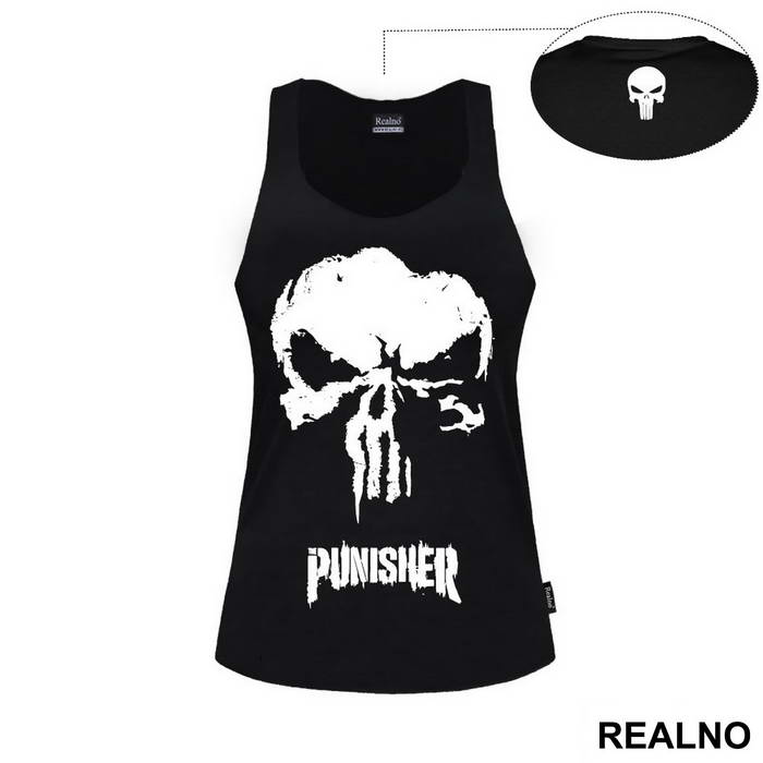 Skull And Logo - Punisher - Majica