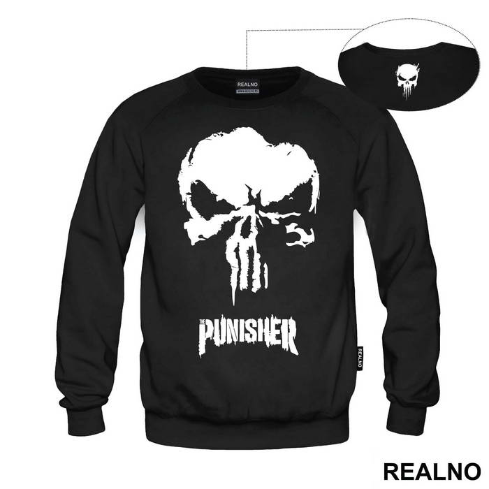 Skull And Logo - Punisher - Majica