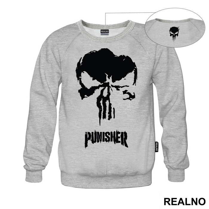 Skull And Logo - Punisher - Majica