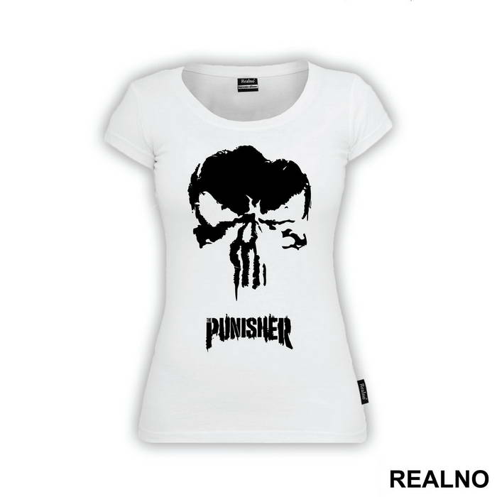 Skull And Logo - Punisher - Majica