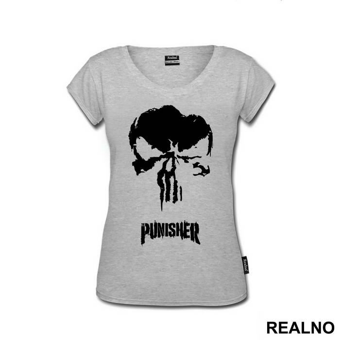 Skull And Logo - Punisher - Majica
