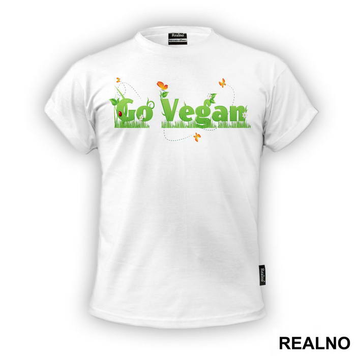 Go Vegan - Nature - Vegan - Majica