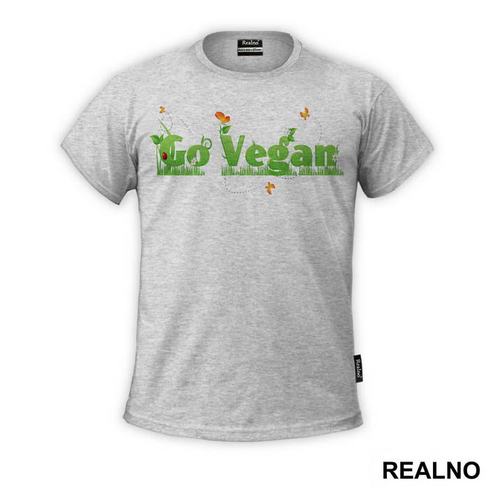 Go Vegan - Nature - Vegan - Majica