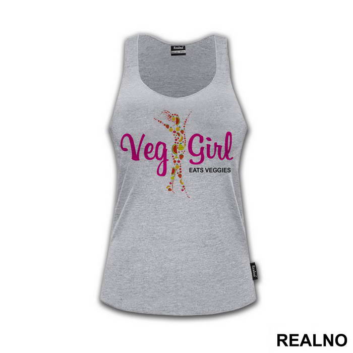 Veg Girl - Eats Veggies - Vegan - Majica