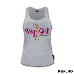 Veg Girl - Eats Veggies - Vegan - Majica