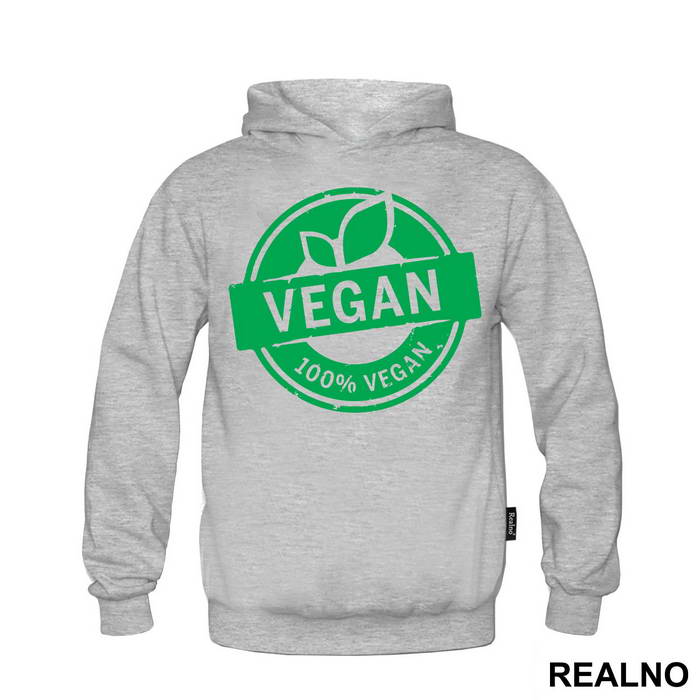 One Hundred Percent Vegan - Green Apple - Vegan - Majica