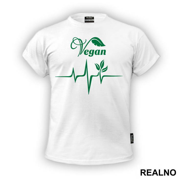 HeartBeat - Green - Vegan - Majica