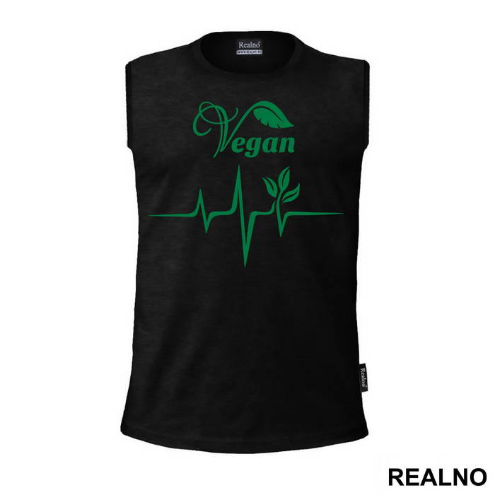 HeartBeat - Green - Vegan - Majica