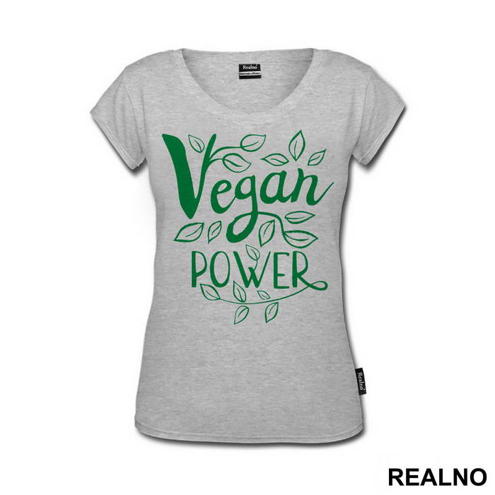 Vegan Power - Green - Vegan - Majica