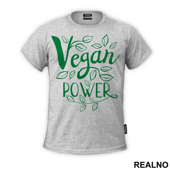 Vegan Power - Green - Vegan - Majica