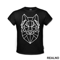 Geometric Wolf Head - Vuk - Životinje - Majica