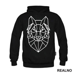Geometric Wolf Head - Vuk - Životinje - Majica