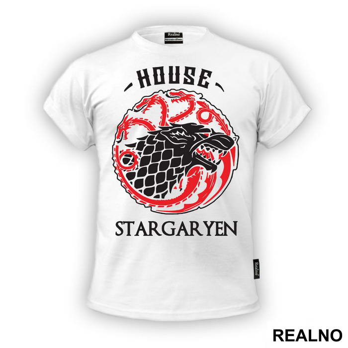 House Stargaryen - House Stark - House Targaryen - Game Of Thrones - Majica