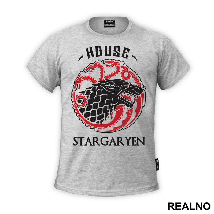 House Stargaryen - House Stark - House Targaryen - Game Of Thrones - Majica