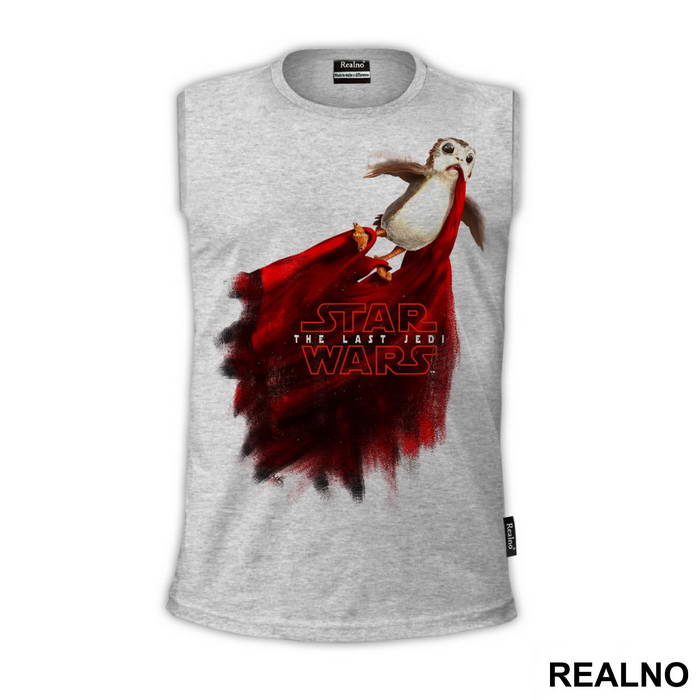Porg And Red Logo - The Last Jedi - Star Wars - Majica