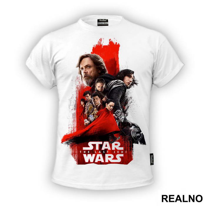 Whole Crew - Drawing - The Last Jedi - Star Wars - Majica