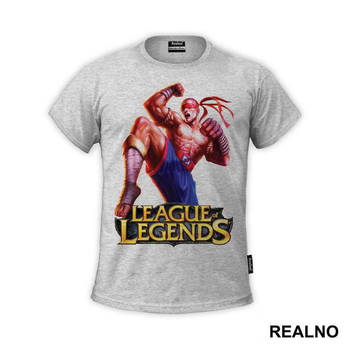 Muay Thai Lee Sin - League Of Legends - Majica