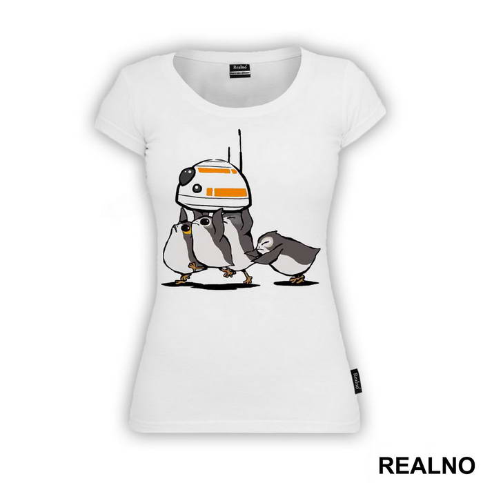 Porgs Carrying BB8 - The Last Jedi - Star Wars - Majica