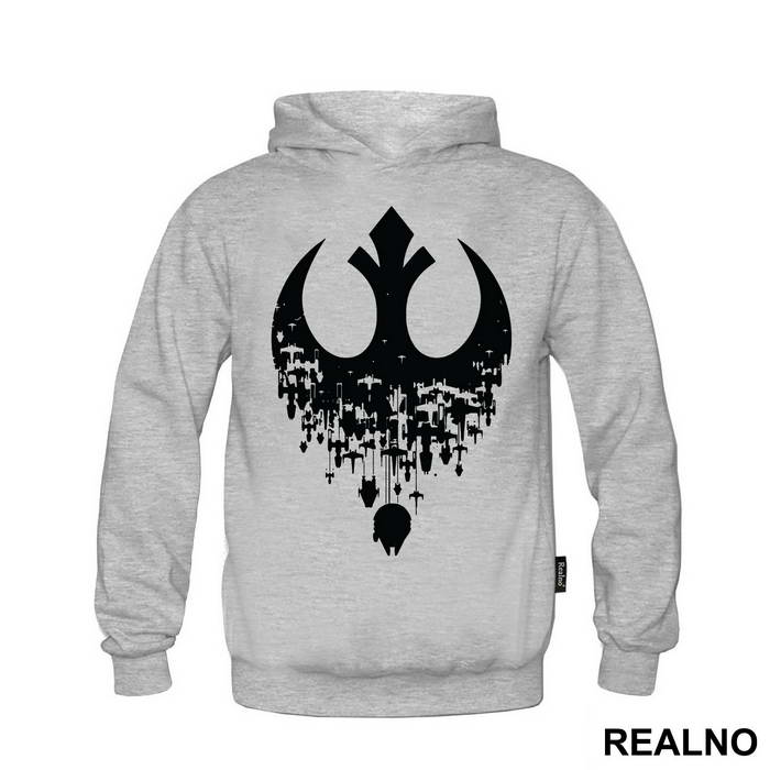 Rebel Alliance - Starships - Falcon - Star Wars - Majica