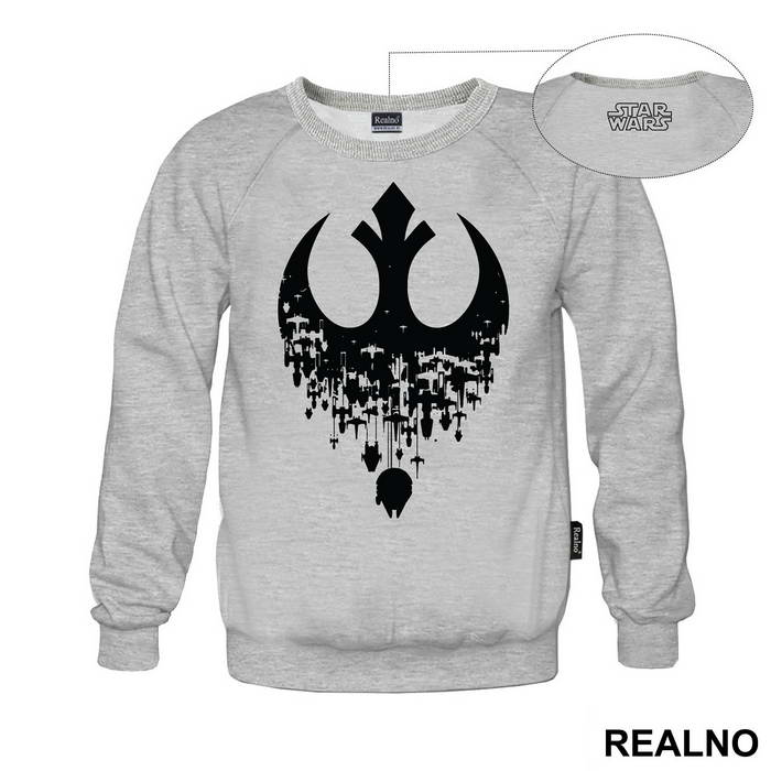 Rebel Alliance - Starships - Falcon - Star Wars - Majica
