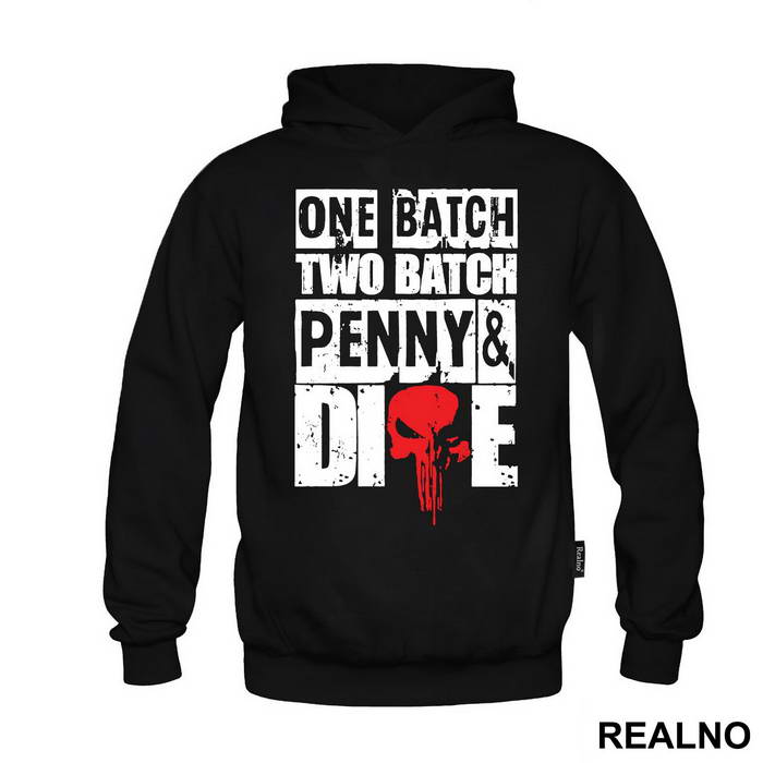One Batch, Two Batch, Penny And Dime - Red Skull - Punisher - Majica