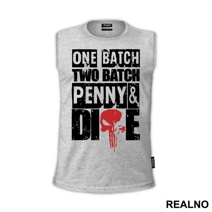 One Batch, Two Batch, Penny And Dime - Red Skull - Punisher - Majica