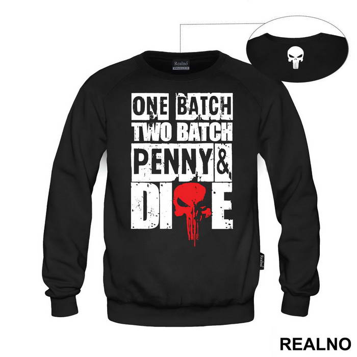 One Batch, Two Batch, Penny And Dime - Red Skull - Punisher - Majica