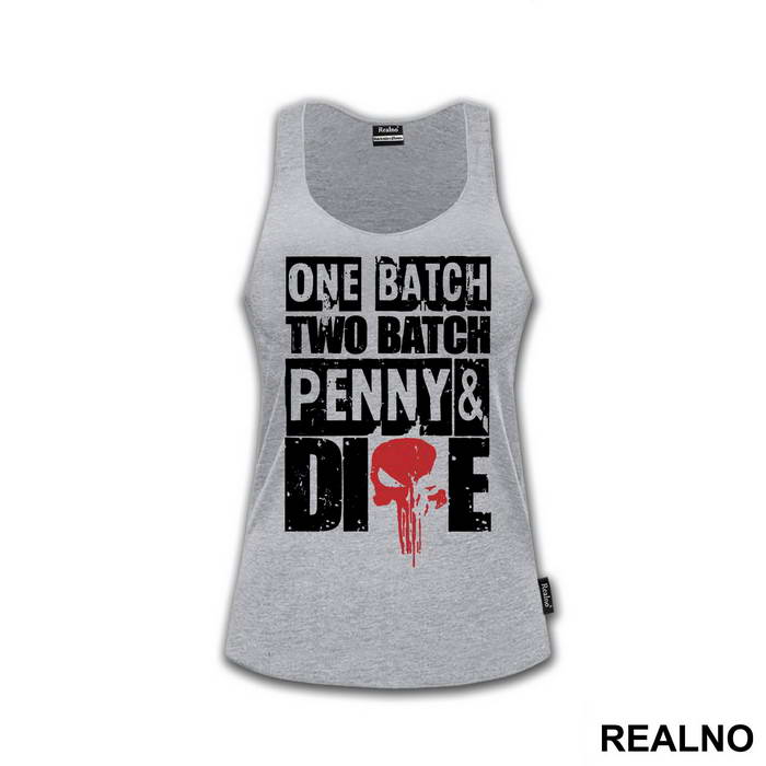 One Batch, Two Batch, Penny And Dime - Red Skull - Punisher - Majica