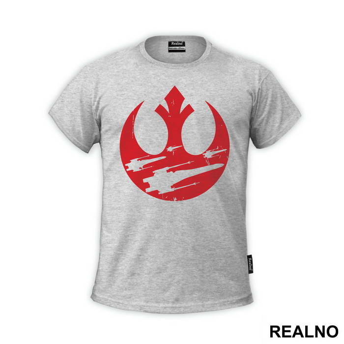 Red Rebel Alliance - Starships - Star Wars - Majica