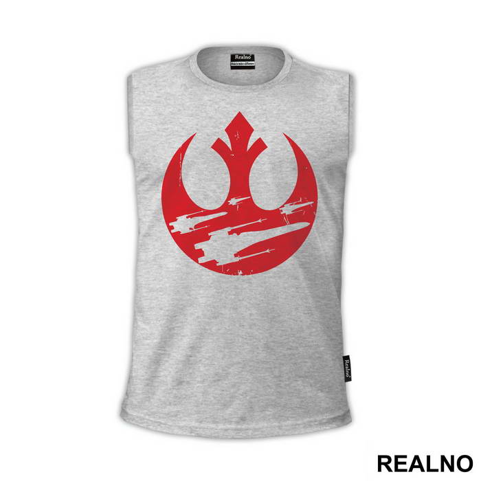 Red Rebel Alliance - Starships - Star Wars - Majica