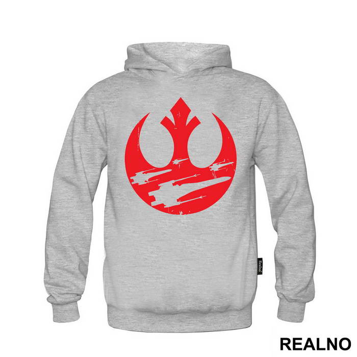 Red Rebel Alliance - Starships - Star Wars - Majica