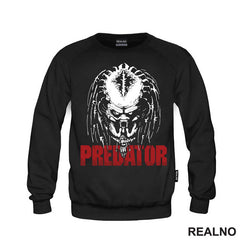 Red Logo And Head - Predator - Majica