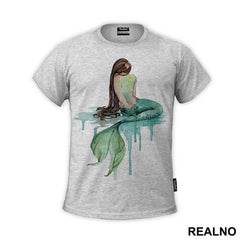 Mermaid Sitting - Sirene - Mermaid - Majica