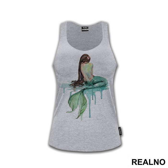Mermaid Sitting - Sirene - Mermaid - Majica