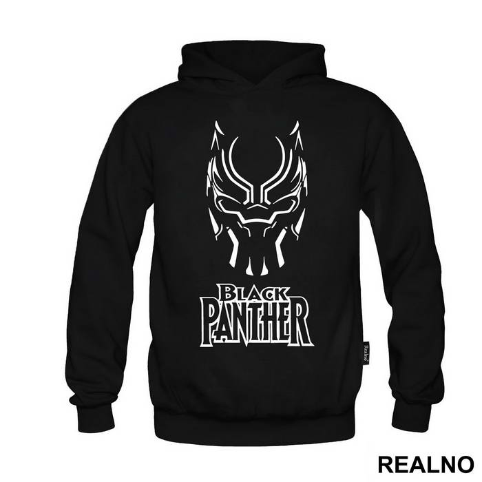 Mask And Logo - Black Panther - Majica