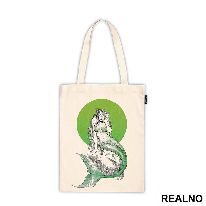 Mermaid Green Circle - Sirene - Mermaid - Majica