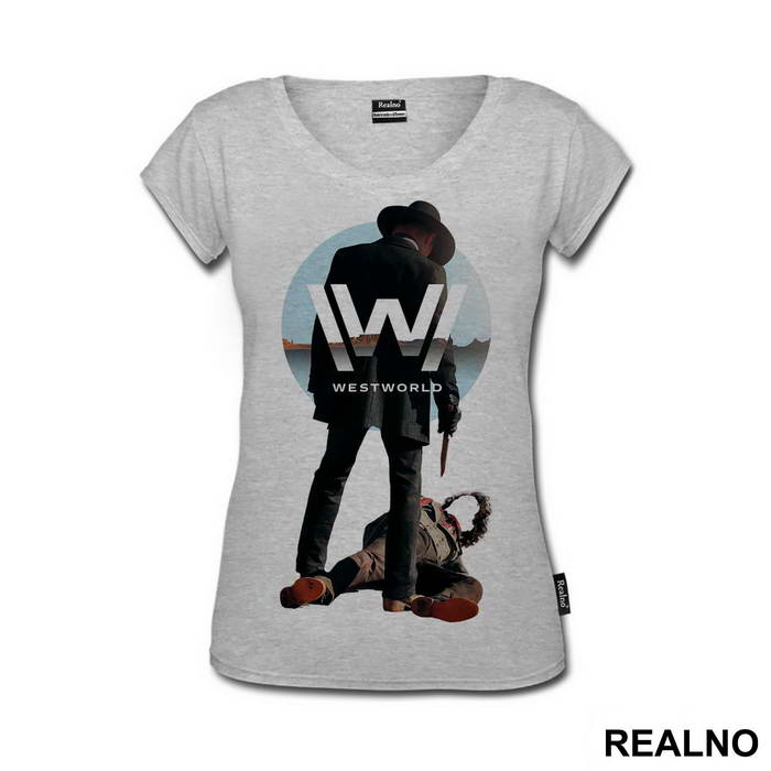 Man In Black And A Gun - Westworld - Majica