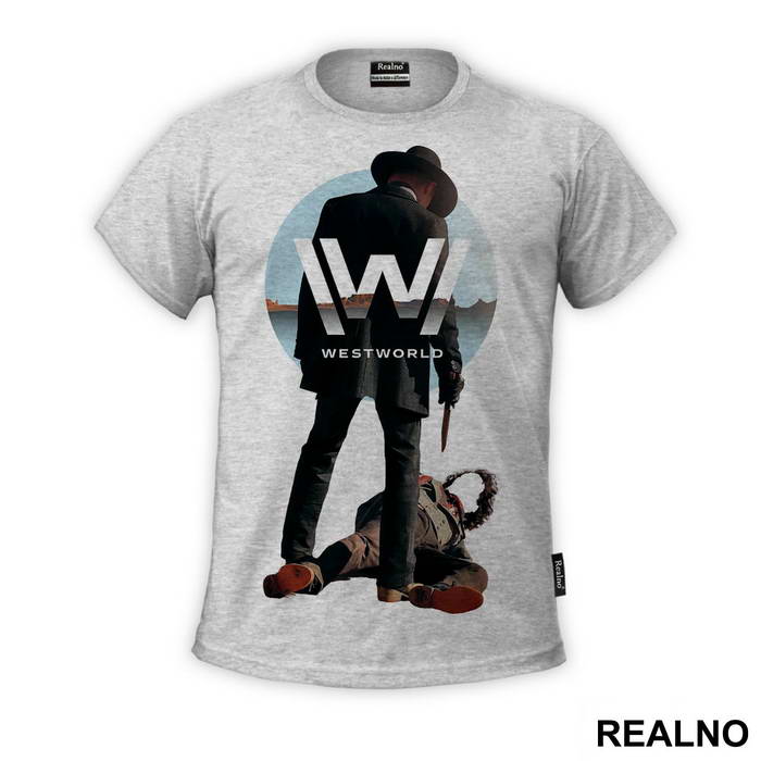 Man In Black And A Gun - Westworld - Majica
