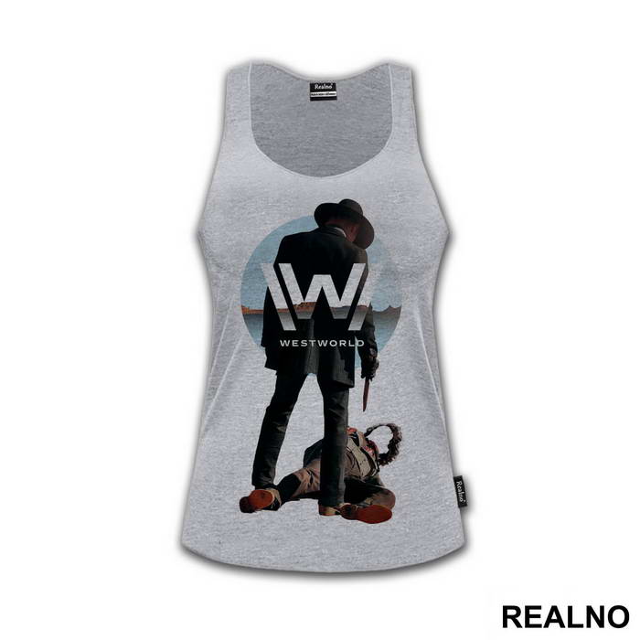Man In Black And A Gun - Westworld - Majica