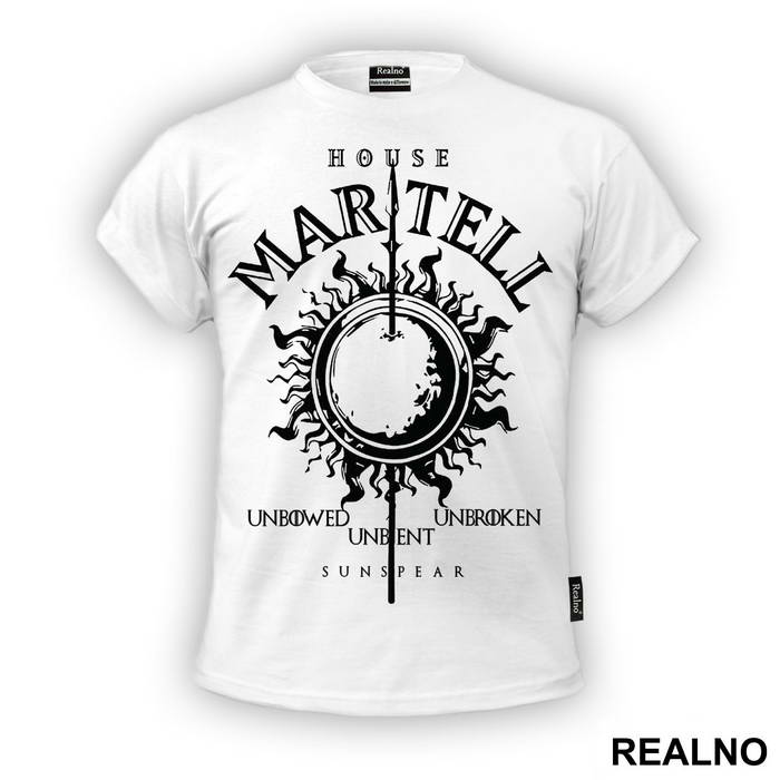 House Martell Sigil Black - Game Of Thrones - GOT - Majica
